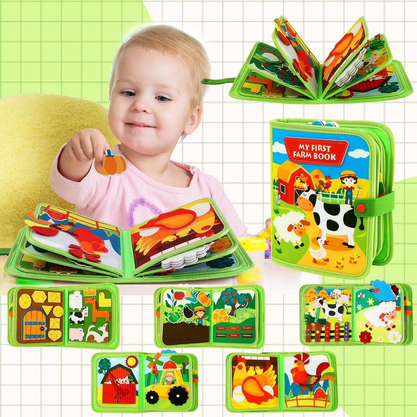 Pädagogisches Montessori Farm Geschichten Buch