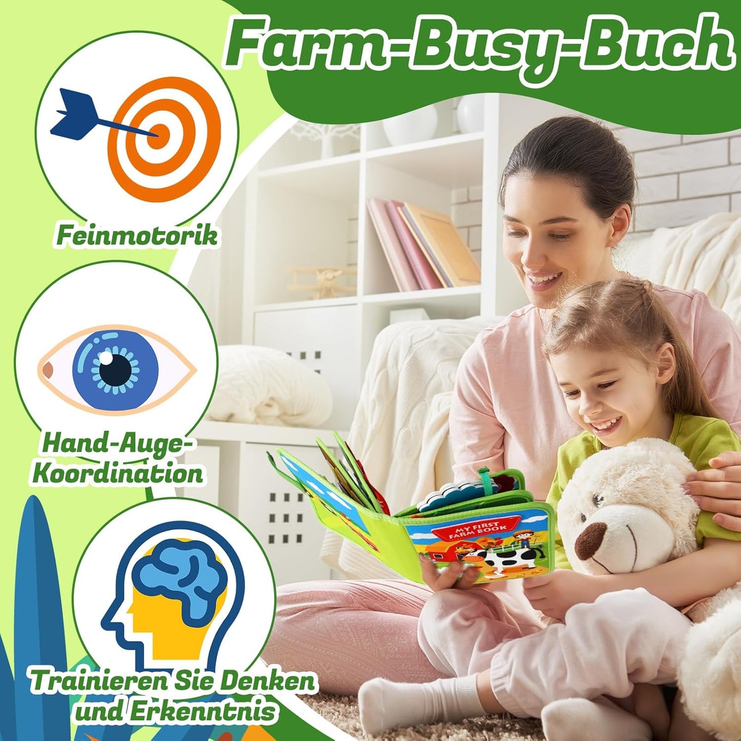 Pädagogisches Montessori Farm Geschichten Buch
