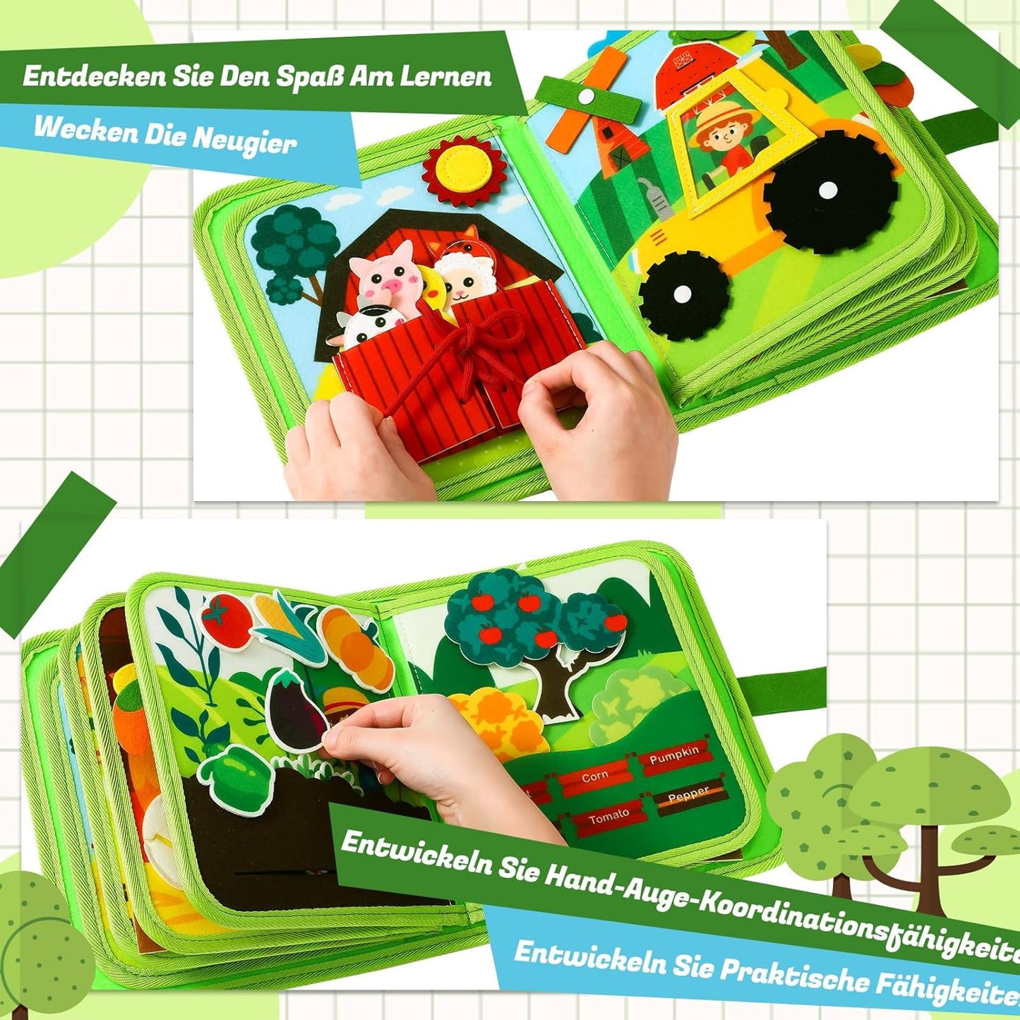 Pädagogisches Montessori Farm Geschichten Buch